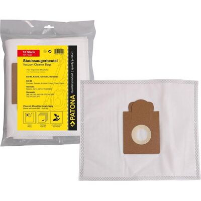 Patona 10 Staubsaugerbeutel mehrlagig Vlies inkl. Microfilter f. Melitta EIO 80 mit Pappaufsatz, Staubsaugerbeutel Patona 10 Staubsaugerbeutel mehrlagig Vlies inkl. Microfilter f. Melitta EIO 80 mit Pappaufsatz, Staubsaugerbeutel