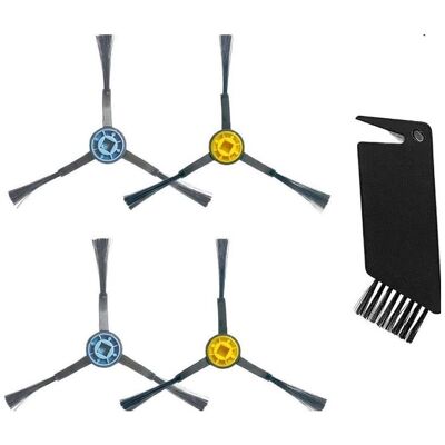 Midea Spare Parts Kit: Side Brush×4pcs, Cleaning Brush×1pc for I5C White, Staubsauger Roboter Zubehör, Weiss Midea Spare Parts Kit: Side Brush×4pcs, Cleaning Brush×1pc for I5C White, Staubsauger Roboter Zubehör, Weiss