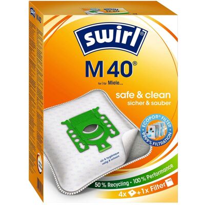 Swirl M 40, Staubsaugerbeutel Swirl M 40, Staubsaugerbeutel