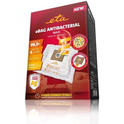 ETA eBag Antibacterial, Staubsaugerbeutel ETA eBag Antibacterial, Staubsaugerbeutel