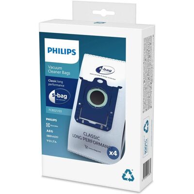 Philips s-bag Classic Long Performance FC8021/03, Staubsaugerbeutel Philips s-bag Classic Long Performance FC8021/03, Staubsaugerbeutel
