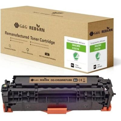G&G Schwarz kompatibler Toner - HP 304A, 305X, 312X, 718K - 4000 Seiten G&G Schwarz kompatibler Toner - HP 304A, 305X, 312X, 718K - 4000 Seiten