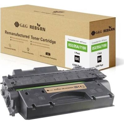 G&G Schwarzer Toner für HP, Canon 05X, 719H - Drucker Toner G&G Schwarzer Toner für HP, Canon 05X, 719H - Drucker Toner