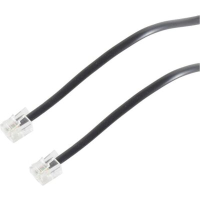 Shiverpeaks Anschlusskabel 2x RJ11 6p4c (1:1) 1,5m sw (nur als VF von 5) (TC 70083-1,5), Telefon Zubehör Shiverpeaks Anschlusskabel 2x RJ11 6p4c (1:1) 1,5m sw (nur als VF von 5) (TC 70083-1,5), Telefon Zubehör
