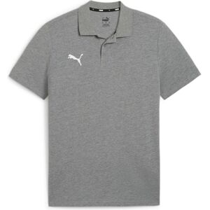 Puma Herren, Sportshirt, teamGOAL Casuals Polo (L), Grau, L Puma Herren, Sportshirt, teamGOAL Casuals Polo (L), Grau, L