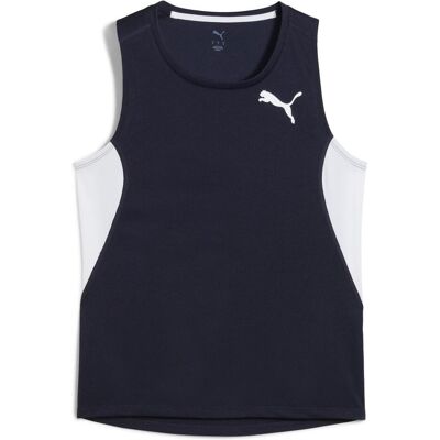 Puma Damen, Sportshirt, W Cross The Line Singlet 3.0 (M), Blau, M Puma Damen, Sportshirt, W Cross The Line Singlet 3.0 (M), Blau, M
