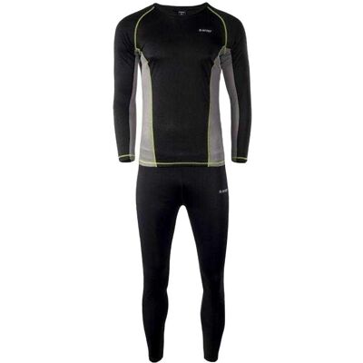 Hi-Tec, Herren, Funktionsunterhose, Herren-Thermounterwäsche-Set KAMO SET schwarz und grau S. XXL (XXL), Schwarz, Grau, XXL Hi-Tec, Herren, Funktionsunterhose, Herren-Thermounterwäsche-Set KAMO SET schwarz und grau S. XXL (XXL), Schwarz, Grau, XXL