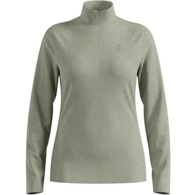 Odlo, Damen, Funktionsshirt, Mid layer 1/2 Zip Roy (XL), Grau, XL Odlo, Damen, Funktionsshirt, Mid layer 1/2 Zip Roy (XL), Grau, XL