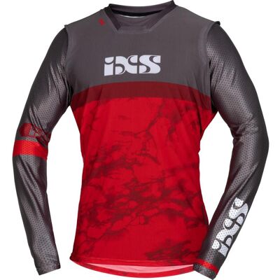 iXS, Unisex, Velotrikot, MX Langarmshirt Trigger (XS), Grau, Rot, XS iXS, Unisex, Velotrikot, MX Langarmshirt Trigger (XS), Grau, Rot, XS