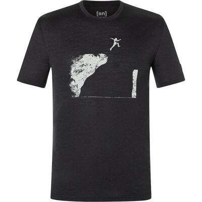 Super Natural, Herren, Sportshirt, Jumping Jack (XL), Schwarz, XL Super Natural, Herren, Sportshirt, Jumping Jack (XL), Schwarz, XL
