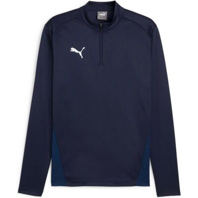 Puma Herren, Trainingsjacken, teamGOAL Training 1/4 Zip Top (L), Blau, L Puma Herren, Trainingsjacken, teamGOAL Training 1/4 Zip Top (L), Blau, L
