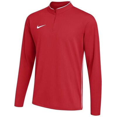 Nike, Herren, Sportshirt, rotes Herren-Sweatshirt mit Park-Drill-Oberteil (L), Rot, L Nike, Herren, Sportshirt, rotes Herren-Sweatshirt mit Park-Drill-Oberteil (L), Rot, L