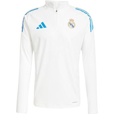 Adidas Herren, Fussballtrikot, Trainingsoberteil von Real Madrid (M), Weiss, M Adidas Herren, Fussballtrikot, Trainingsoberteil von Real Madrid (M), Weiss, M