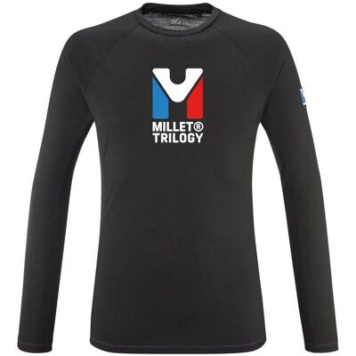 Millet, Herren, Funktionsshirt, Trilogy Wool Ts Ls Unterwäsche (S), Schwarz, S Millet, Herren, Funktionsshirt, Trilogy Wool Ts Ls Unterwäsche (S), Schwarz, S