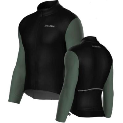 Biemme, Herren, Funktionsshirt, CLIMB long sleeve t-shirt black and green XL (XL), Grün, Schwarz, XL Biemme, Herren, Funktionsshirt, CLIMB long sleeve t-shirt black and green XL (XL), Grün, Schwarz, XL