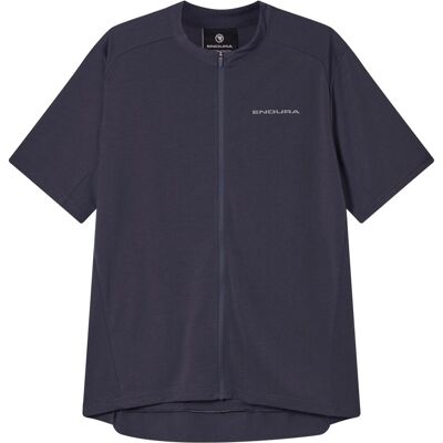 Endura, Herren, Velotrikot, Loop S/S Zipped Trikot (L), Blau, Grau, L Endura, Herren, Velotrikot, Loop S/S Zipped Trikot (L), Blau, Grau, L