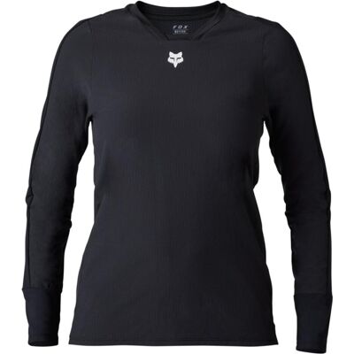 Fox, Damen, Velotrikot, Jersey 24 W Defend Thermal Blk (M), Schwarz, M Fox, Damen, Velotrikot, Jersey 24 W Defend Thermal Blk (M), Schwarz, M