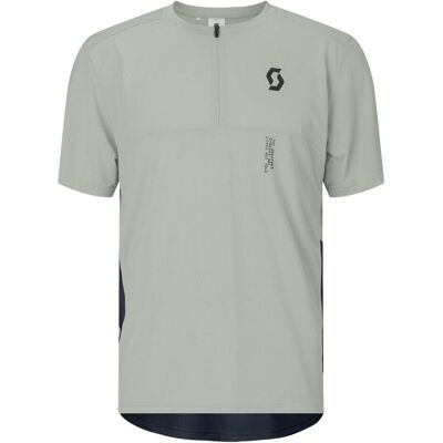 Scott Sports, Velotrikot, Vertic Zip S/S Trikot (XL), Blau, Grau, XL Scott Sports, Velotrikot, Vertic Zip S/S Trikot (XL), Blau, Grau, XL