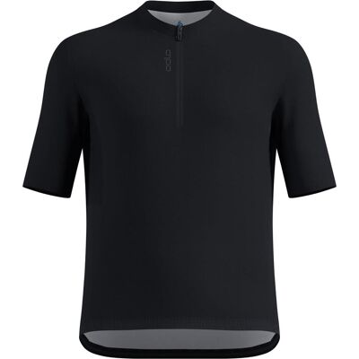 Odlo, Herren, Velotrikot, Essential 1/2 Zip (M), Schwarz, M Odlo, Herren, Velotrikot, Essential 1/2 Zip (M), Schwarz, M