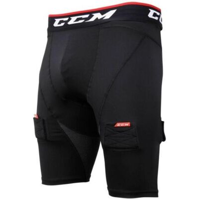CCM, Herren, Sporthose, Kompressionsshorts mit Jock SR (Schwarz, XXL) (XXL), Schwarz CCM, Herren, Sporthose, Kompressionsshorts mit Jock SR (Schwarz, XXL) (XXL), Schwarz