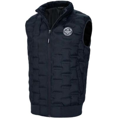 Pit Bull West Coast, Herren, Westen, Pitbull Eclipse Men's Navy Blue Sleeveless Vest - 52401159000, Blau, (S) Pit Bull West Coast, Herren, Westen, Pitbull Eclipse Men's Navy Blue Sleeveless Vest - 52401159000, Blau, (S)