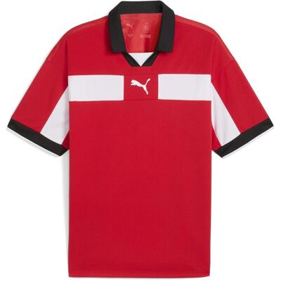 Puma Herren, Sportshirt, teamCLASSIC Match Jersey (S), Rot, Mehrfarbig, Weiss, Schwarz, S Puma Herren, Sportshirt, teamCLASSIC Match Jersey (S), Rot, Mehrfarbig, Weiss, Schwarz, S