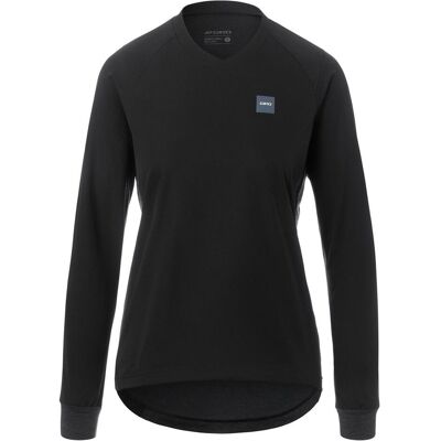Giro, Damen, Velotrikot, W Roust LS Wind Jersey (XS), Schwarz, XS Giro, Damen, Velotrikot, W Roust LS Wind Jersey (XS), Schwarz, XS