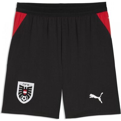 Puma Herren, Sporthose, ÖFB Shorts Replica (L), Rot, Schwarz Puma Herren, Sporthose, ÖFB Shorts Replica (L), Rot, Schwarz