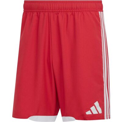 Adidas Herren, Sporthose, Herren-Tiro-Wettkampf-Spielshorts (L), Weiss, Rot Adidas Herren, Sporthose, Herren-Tiro-Wettkampf-Spielshorts (L), Weiss, Rot