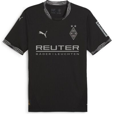 Puma Herren, Sportshirt, BMG Third Jersey Replica with Sponsor (XL), Schwarz, XL Puma Herren, Sportshirt, BMG Third Jersey Replica with Sponsor (XL), Schwarz, XL