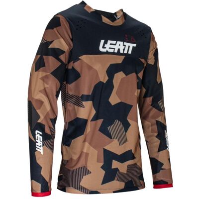 Leatt, Herren, Velotrikot, Jersey Moto 4.5 Enduro (XXL), Weiss, Schwarz, Braun, XXL Leatt, Herren, Velotrikot, Jersey Moto 4.5 Enduro (XXL), Weiss, Schwarz, Braun, XXL
