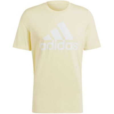 Adidas Herren, Sportshirt, Essentials Single Jersey Big Logo T-Shirt (M), Gelb, M Adidas Herren, Sportshirt, Essentials Single Jersey Big Logo T-Shirt (M), Gelb, M