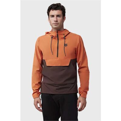 Fox, Herren, Velojacke, Hoody 24 Ranger Wind Pullover Atmc O (S), Orange, S Fox, Herren, Velojacke, Hoody 24 Ranger Wind Pullover Atmc O (S), Orange, S