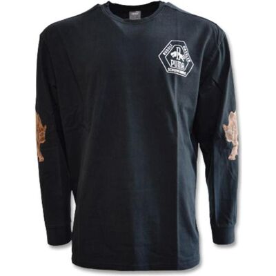 Puma Herren, Sportshirt, Rhuigi X Kuzma Longsleeve T-Shirt - 589067-01 (XS), Schwarz, XS Puma Herren, Sportshirt, Rhuigi X Kuzma Longsleeve T-Shirt - 589067-01 (XS), Schwarz, XS
