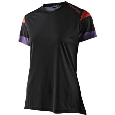 Troy Lee Designs, Damen, Velotrikot, Womens Lilium SS Jersey, Rugby, black, M (M), Schwarz, M Troy Lee Designs, Damen, Velotrikot, Womens Lilium SS Jersey, Rugby, black, M (M), Schwarz, M