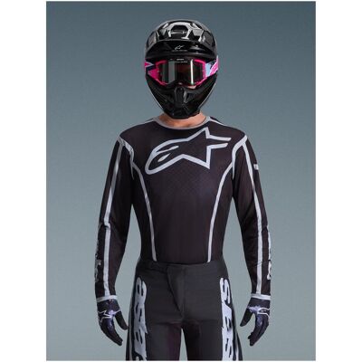 Alpinestars, Herren, Velotrikot, Jersey Fluid Apex Black (XXL), Schwarz, XXL Alpinestars, Herren, Velotrikot, Jersey Fluid Apex Black (XXL), Schwarz, XXL