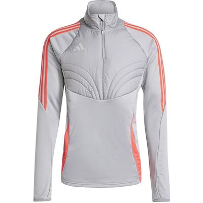Adidas Herren, Sportshirt, Tiro 24 Winter Sweatshirt (L), Grau, Rot, L Adidas Herren, Sportshirt, Tiro 24 Winter Sweatshirt (L), Grau, Rot, L
