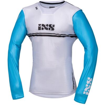 iXS, Unisex, Velotrikot, Trigger MX Jersey 4.0 (S), Grau, Blau, Mehrfarbig, S iXS, Unisex, Velotrikot, Trigger MX Jersey 4.0 (S), Grau, Blau, Mehrfarbig, S
