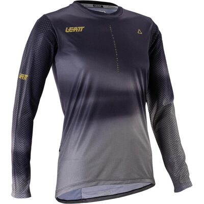 Leatt, Damen, Velotrikot, MTB Trail 3.0 Long Sleeve Jersey W ghost black M (M), Grau, Schwarz, M Leatt, Damen, Velotrikot, MTB Trail 3.0 Long Sleeve Jersey W ghost black M (M), Grau, Schwarz, M