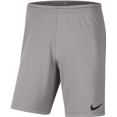 Nike, Unisex, Sporthose, Park Iii Short Kids (140, S), Grau Nike, Unisex, Sporthose, Park Iii Short Kids (140, S), Grau