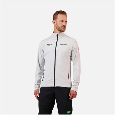 Rossignol, Herren, Skijacke, Herren Hero Mid Layer Stretch-Sweatshirt, Grau (XXL), Grau, Silber Rossignol, Herren, Skijacke, Herren Hero Mid Layer Stretch-Sweatshirt, Grau (XXL), Grau, Silber