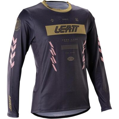 Leatt, Damen, Velotrikot, MTB Gravity 4.0 Long Sleeve Jersey W race black S (S), Schwarz, S Leatt, Damen, Velotrikot, MTB Gravity 4.0 Long Sleeve Jersey W race black S (S), Schwarz, S
