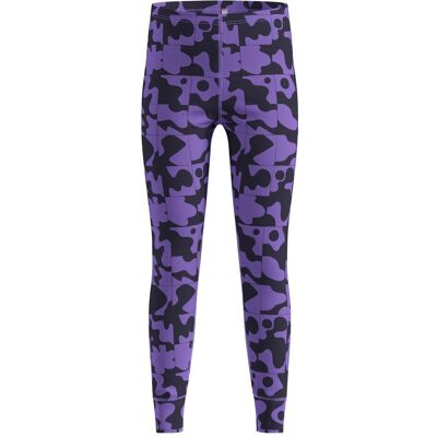 Odlo, Unisex, Funktionsunterhose, Adventurer Active Warm Base-Layer-Tights mit Print (140), Violett, Blau, Mehrfarbig, 140 Odlo, Unisex, Funktionsunterhose, Adventurer Active Warm Base-Layer-Tights mit Print (140), Violett, Blau, Mehrfarbig, 140