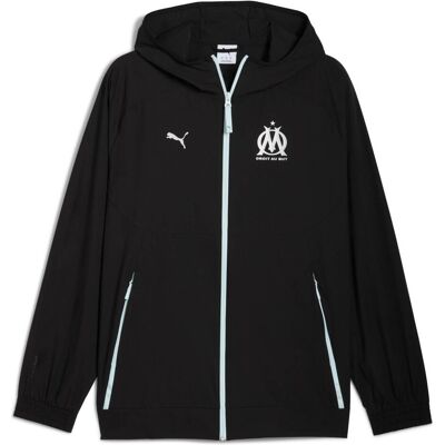 Herren, Trainingsjacken, OM PUMATECH Woven Jacket (XL), Schwarz, Silber, XL Herren, Trainingsjacken, OM PUMATECH Woven Jacket (XL), Schwarz, Silber, XL