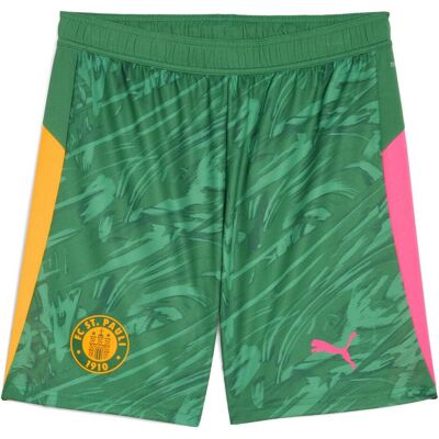 Puma Herren, Sporthose, FCSP GK Shorts (XXL), Grün, Orange Puma Herren, Sporthose, FCSP GK Shorts (XXL), Grün, Orange
