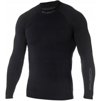 Brueck, Herren, Funktionsshirt, Bluza termoaktywna Brubeck Extreme Thermo Sweatshirt - black rozmiar: s (S), Schwarz, S Brueck, Herren, Funktionsshirt, Bluza termoaktywna Brubeck Extreme Thermo Sweatshirt - black rozmiar: s (S), Schwarz, S