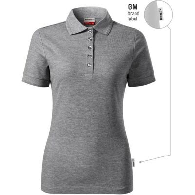 Rimeck, Arbeitsoberteil, Reserve Women's Polo Shirt (Dark Gray Melange (Brand Label)) (XL) Rimeck, Arbeitsoberteil, Reserve Women's Polo Shirt (Dark Gray Melange (Brand Label)) (XL)