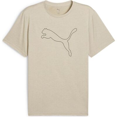 Puma Herren, Sportshirt, M TAD ESSENTIAL HEATHER CAT TEE (CF large cat) (3XL), Beige, 3XL Puma Herren, Sportshirt, M TAD ESSENTIAL HEATHER CAT TEE (CF large cat) (3XL), Beige, 3XL