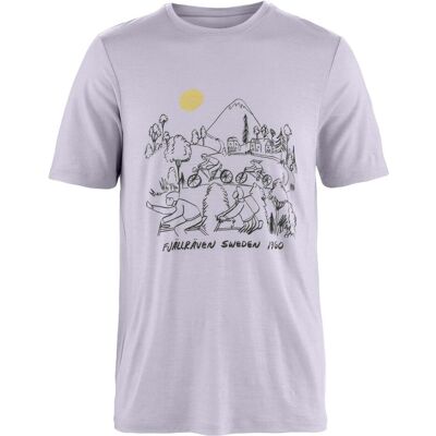 Fjällräven, Herren, Funktionsshirt, Hoja Lugnt Wool T-Shirt (XXL), Grau, XXL Fjällräven, Herren, Funktionsshirt, Hoja Lugnt Wool T-Shirt (XXL), Grau, XXL