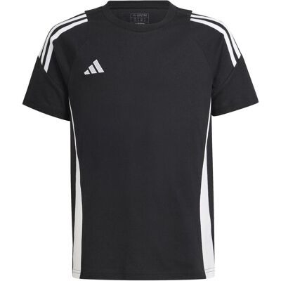 Adidas Tiro 24 Sweat T-Shirt - Kinder, Schwarz/Weiß, Regulär Fit Adidas Tiro 24 Sweat T-Shirt - Kinder, Schwarz/Weiß, Regulär Fit